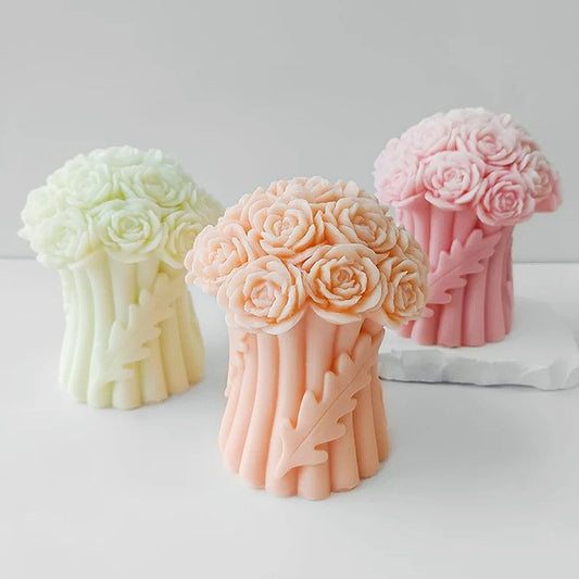 Rose Bouquet Candle